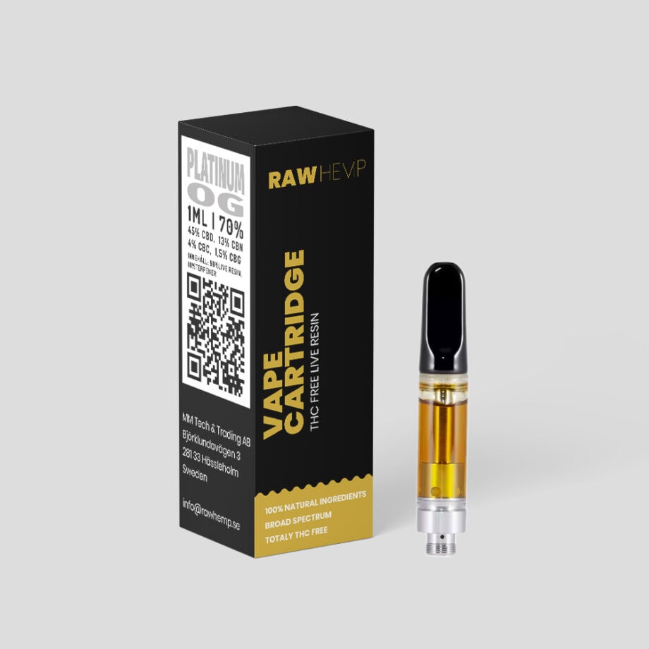 Platinum OG vape cartridge