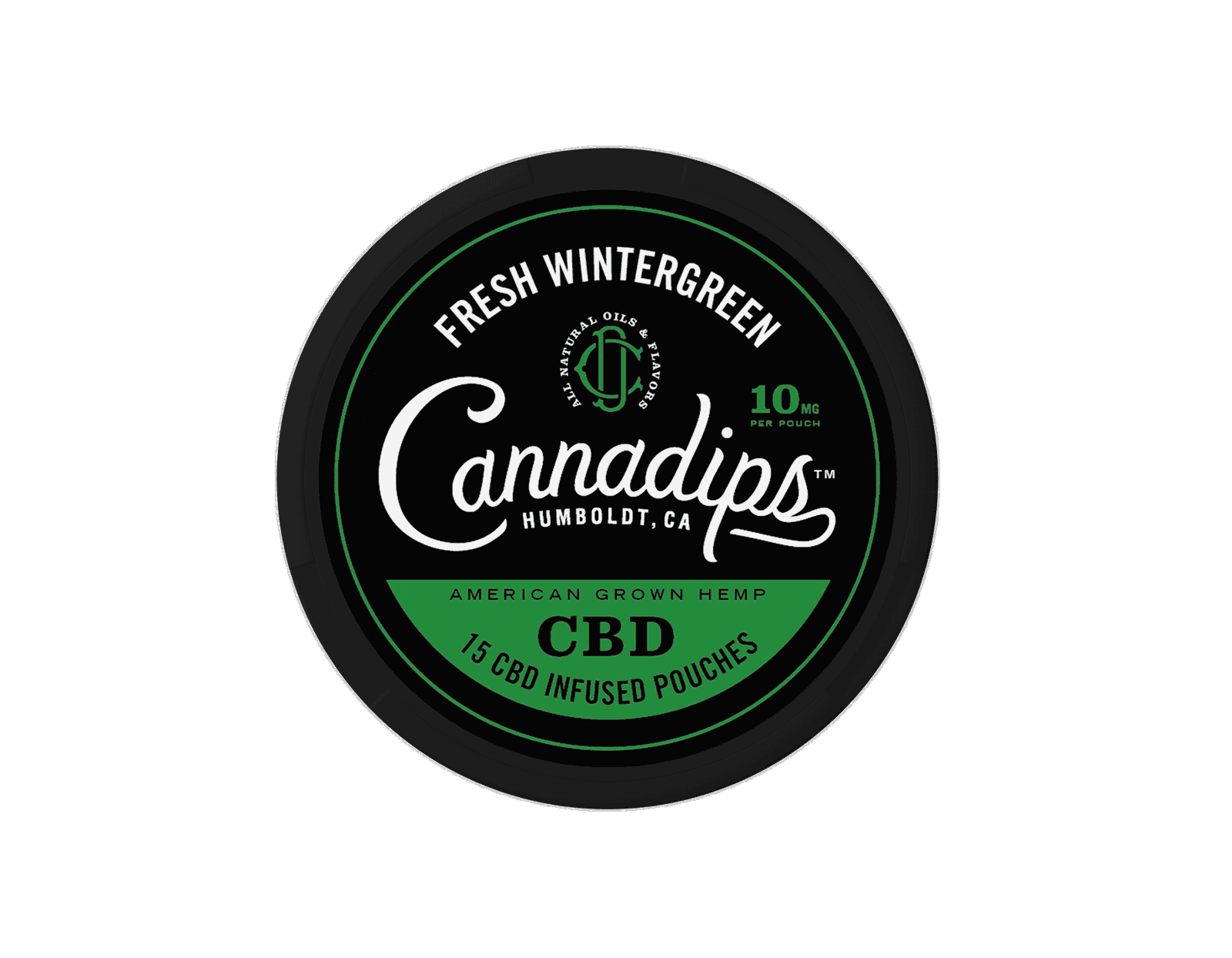 Fresh Wintergreen Front Cannadips