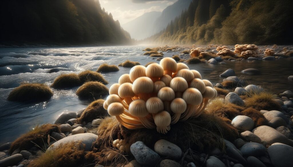 Lions Mane by the river